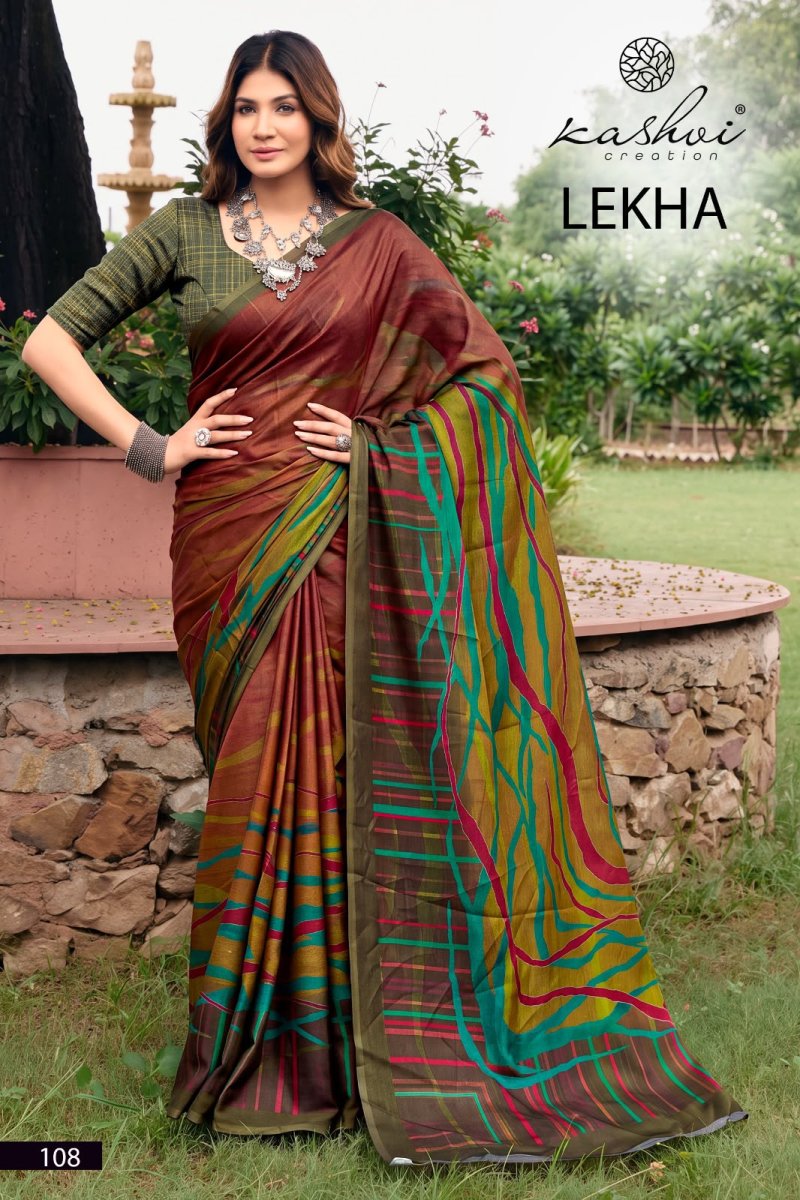 Lekha Vol 1 By Kashvi Georgette Printed Saree